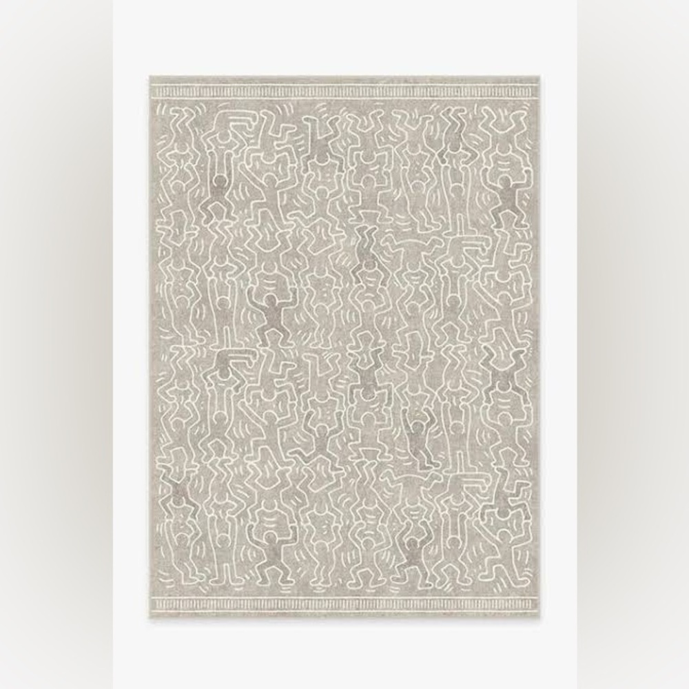 ISO - Keith Haring Ruggable - 9x12’ Ash Grey - Picture 2 of 2